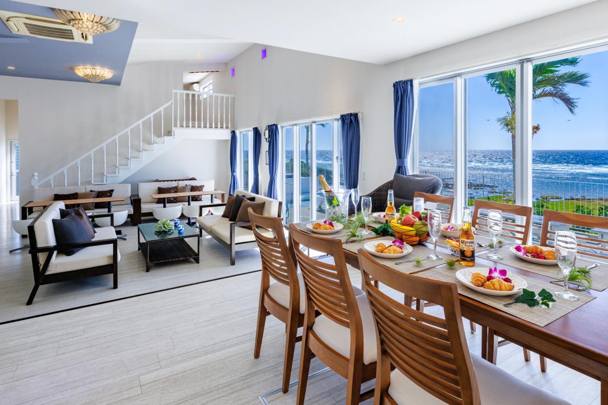 露天風呂付きオーシャンビュー カラオケ付き Bbq可 パーティ利用ok アトリエココ Villa Yaese Bagian luar foto