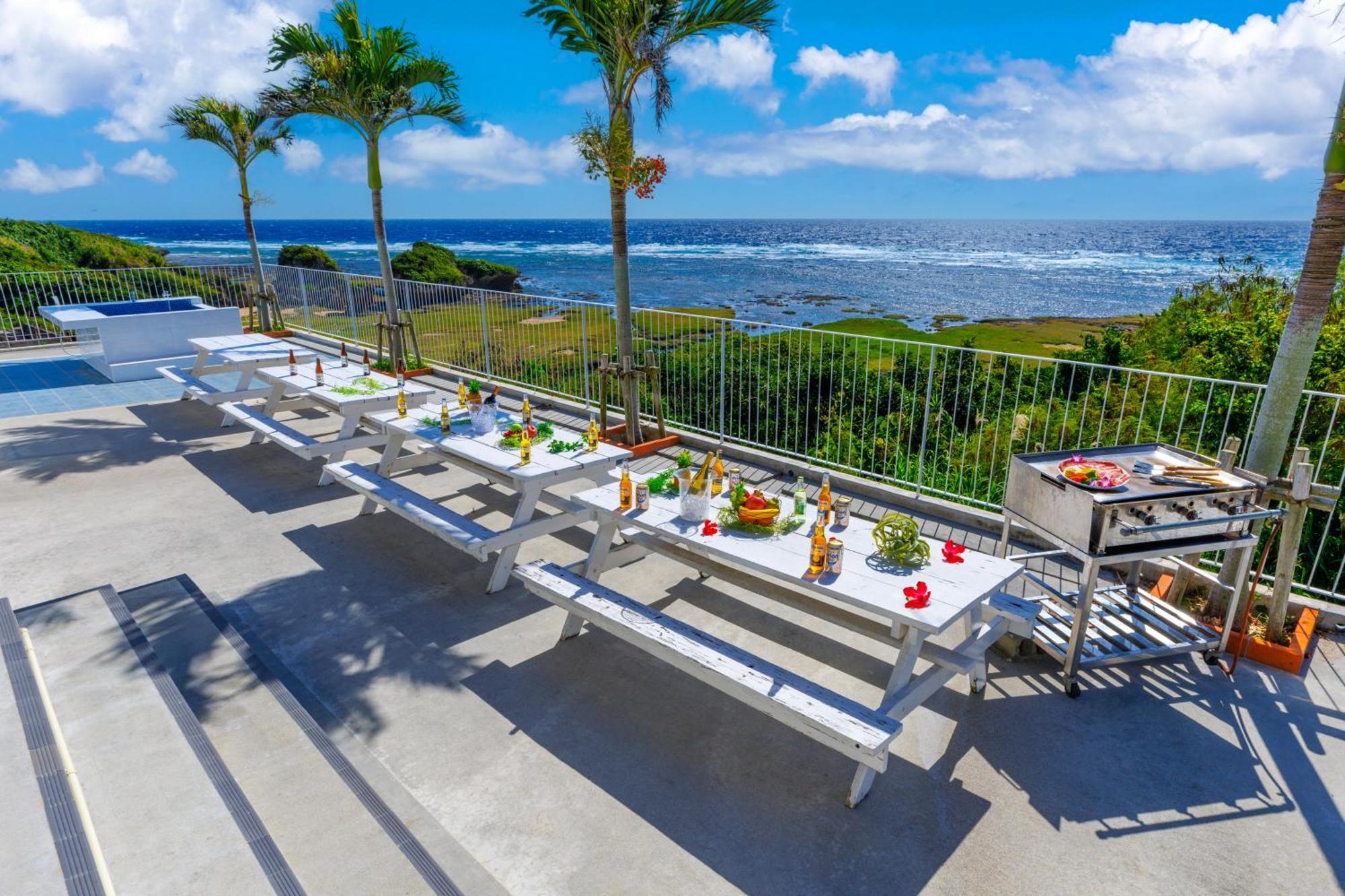 露天風呂付きオーシャンビュー カラオケ付き Bbq可 パーティ利用ok アトリエココ Villa Yaese Bagian luar foto