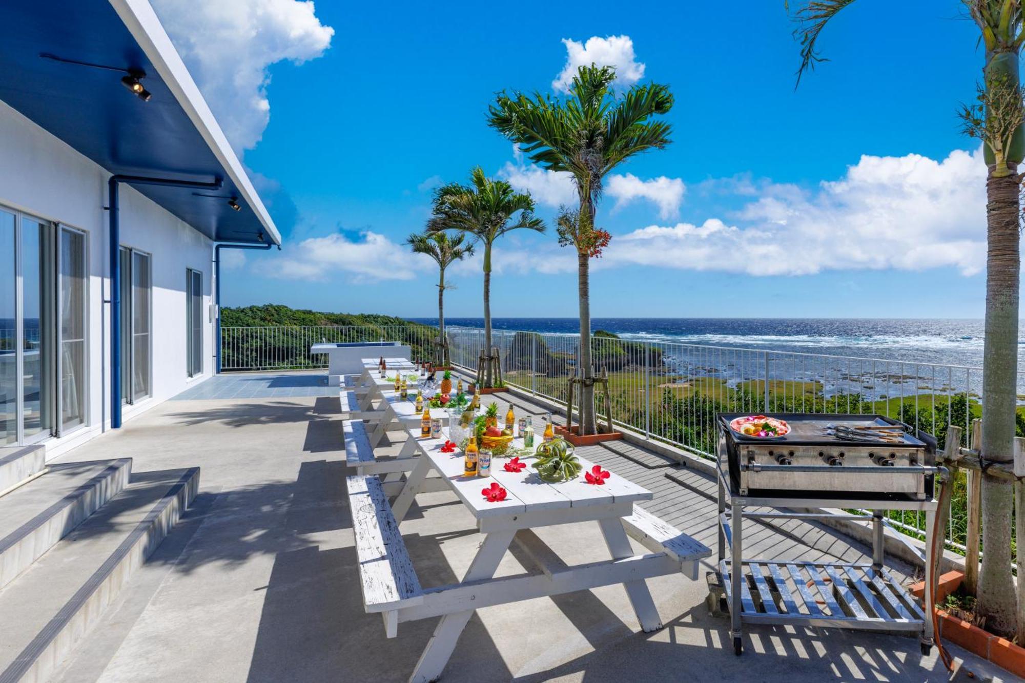 露天風呂付きオーシャンビュー カラオケ付き Bbq可 パーティ利用ok アトリエココ Villa Yaese Bagian luar foto